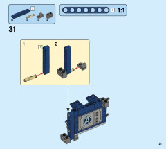 LEGO 76143 instructions page 21 – build guide