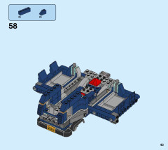 LEGO 76143 instructions page 43 – build guide