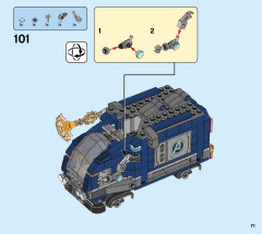 LEGO 76143 instructions page 71 – build guide