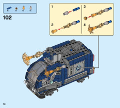 LEGO 76143 instructions page 72 – build guide
