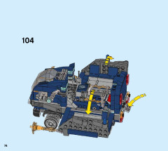 LEGO 76143 instructions page 74 – build guide