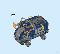 LEGO 76143 instructions page 77 – build guide
