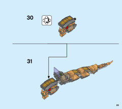 LEGO 76144 instructions page 23 – build guide
