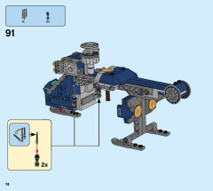 LEGO 76144 instructions page 74 – build guide