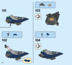 LEGO 76144 instructions page 78 – build guide