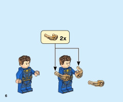 LEGO 76145 instructions page 6 – build guide