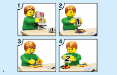 LEGO 76148 instructions page 2 – build guide
