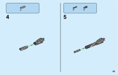 LEGO 76148 instructions page 43 – build guide
