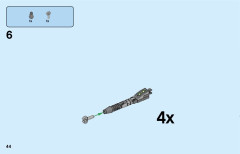 LEGO 76148 instructions page 44 – build guide