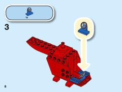 LEGO 76149 instructions page 8 – build guide
