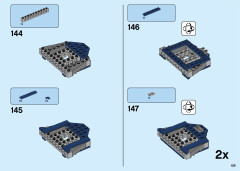 LEGO 76153 instructions page 129 – build guide