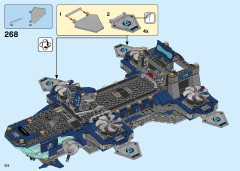 LEGO 76153 instructions page 212 – build guide