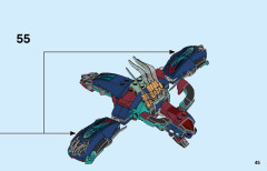 LEGO 76154 instructions page 45 – build guide