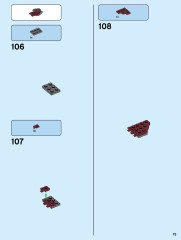 LEGO 76155 instructions page 73 – build guide