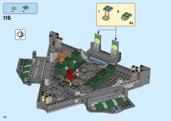 LEGO 76156 instructions page 124 – build guide