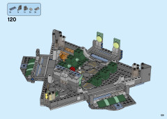 LEGO 76156 instructions page 129 – build guide