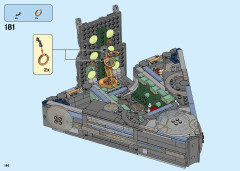 LEGO 76156 instructions page 186 – build guide
