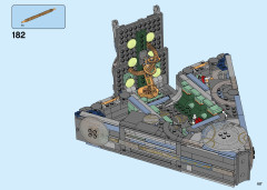 LEGO 76156 instructions page 187 – build guide