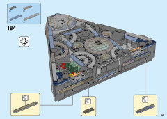 LEGO 76156 instructions page 189 – build guide