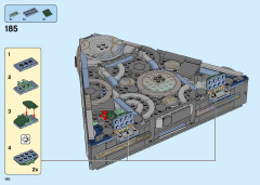 LEGO 76156 instructions page 190 – build guide