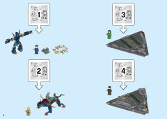 LEGO 76156 instructions page 4 – build guide