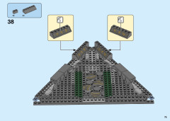 LEGO 76156 instructions page 75 – build guide