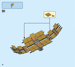 LEGO 76157 instructions page 74 – build guide
