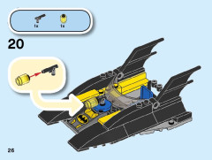 LEGO 76158 instructions page 26 – build guide