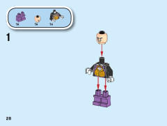 LEGO 76158 instructions page 28 – build guide