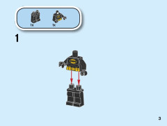 LEGO 76158 instructions page 3 – build guide