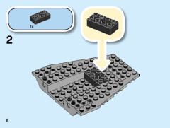 LEGO 76158 instructions page 8 – build guide