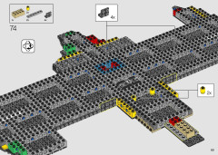 LEGO 76161 instructions page 69 – build guide