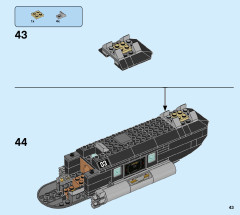 LEGO 76162 instructions page 43 – build guide