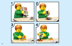 LEGO 76163 instructions page 2 – build guide