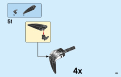 LEGO 76163 instructions page 65 – build guide