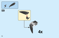 LEGO 76163 instructions page 70 – build guide