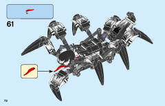 LEGO 76163 instructions page 72 – build guide