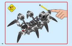 LEGO 76163 instructions page 74 – build guide