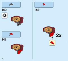 LEGO 76164 instructions page 74 – build guide