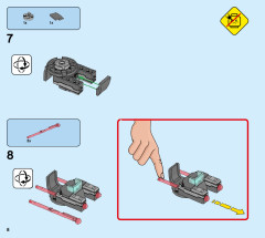 LEGO 76164 instructions page 8 – build guide
