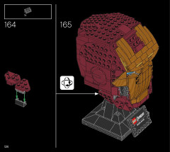 LEGO 76165 instructions page 124 – build guide