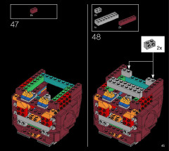 LEGO 76165 instructions page 45 – build guide