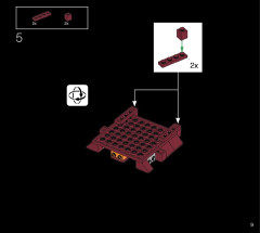 LEGO 76165 instructions page 9 – build guide