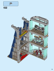 LEGO 76166 instructions page 73 – build guide