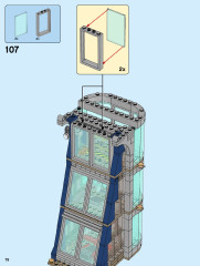 LEGO 76166 instructions page 78 – build guide
