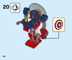 LEGO 76168 instructions page 54 – build guide