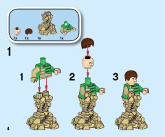 LEGO 76172 instructions page 4 – build guide