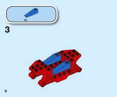 LEGO 76172 instructions page 8 – build guide