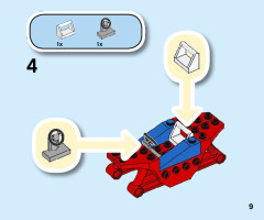 LEGO 76172 instructions page 9 – build guide