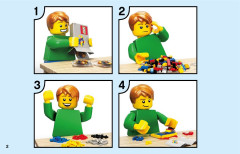 LEGO 76173 instructions page 2 – build guide